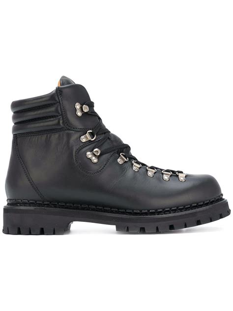 gucci web bee hiking boots